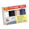 Assortiment de fils à coudre Maraflex, 4 bobines