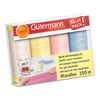 Assortiment de fils à coudre Maraflex, 4 bobines Pastel, Col. 03