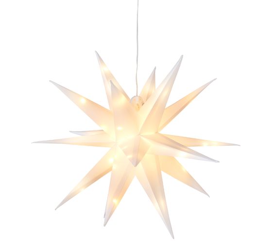Étoile d'extérieur à éclairage LED VBS, Blanc