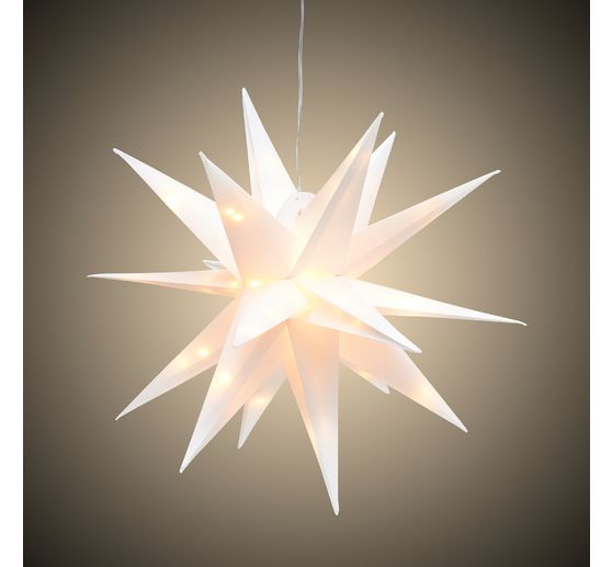Étoile d'extérieur à éclairage LED VBS, Blanc