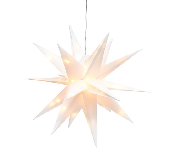 Étoile d'extérieur à éclairage LED VBS, Blanc