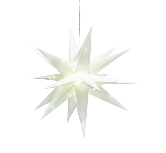 Étoile d'extérieur à éclairage LED VBS, Blanc