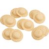 Chapeaux en paille VBS, 5 cm, 12 pc. Nature