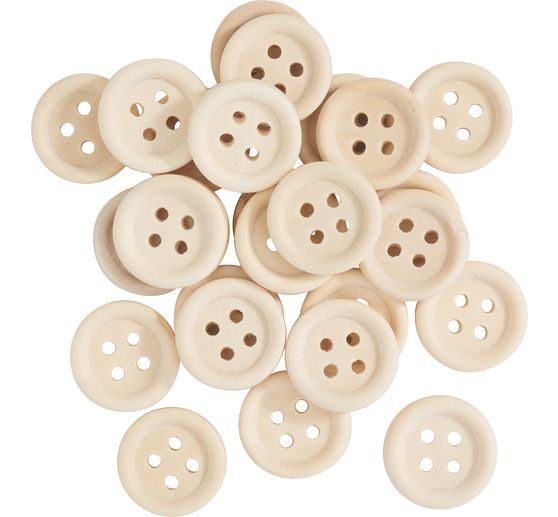 Boutons en bois VBS « Nature »