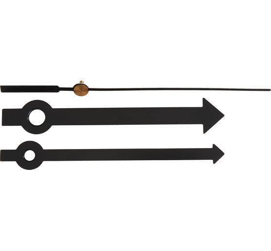 Aiguilles d'horloge avec trotteuse
