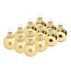 Boules de Noël en plastique VBS « Mini », Ø 3 cm Or