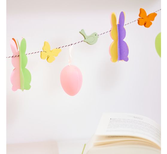 VBS Decorative Egg "Assorted colours", 6 cm, 42 pieces