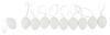 VBS Decorative egg "White", 4 cm, 10 pieces