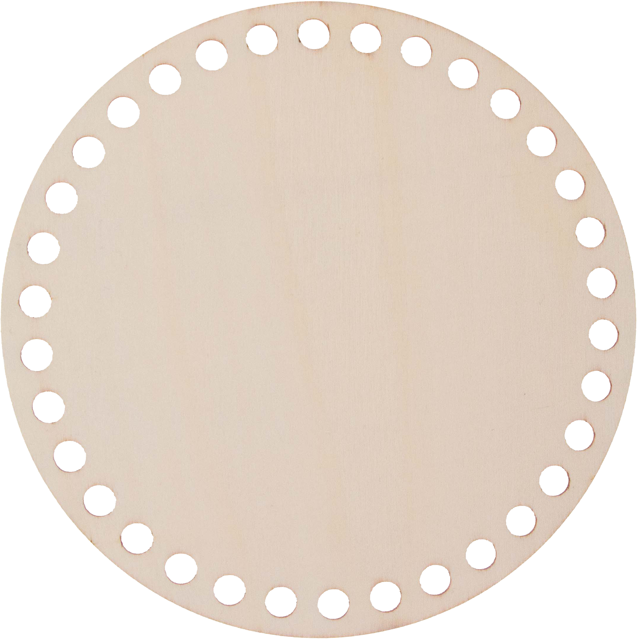PATIKIL Lot De 10 Bases Rondes En Bois 10 Pouces Pour Sacs Au Crochet - Fond De Panier DIY 25 Cm