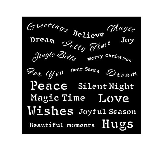 Stencil "Classic Christmas"