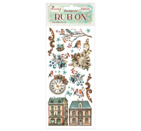 Feuille de décalcomanies Rub On « The Nutcracker »