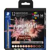 Pigment brush pen STAEDTLER, set de 12 Portrait Colours