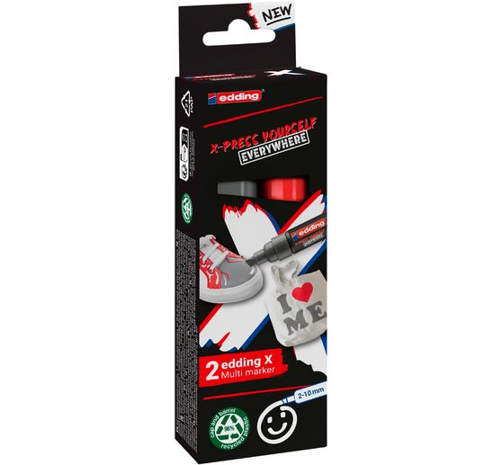 Marqueurs multi-surfaces edding 6900 X, set de 2