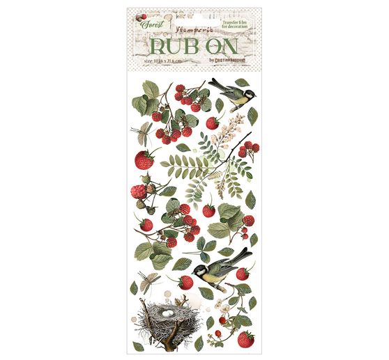 Feuille de décalcomanies Rub On « Forest »