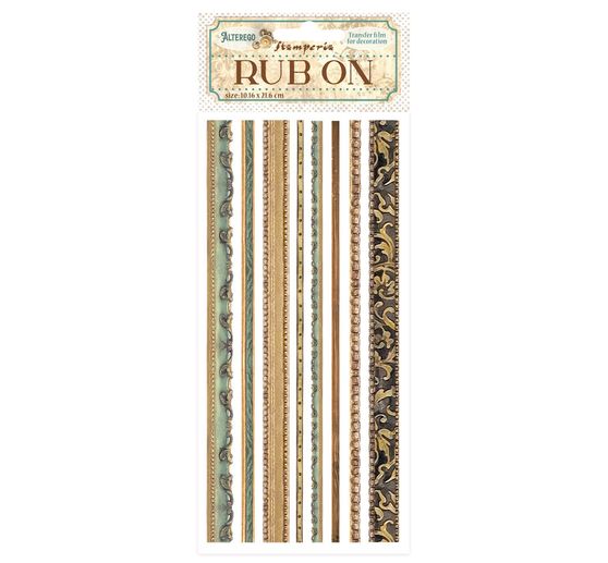 Feuille de décalcomanies Rub On « Alterego »