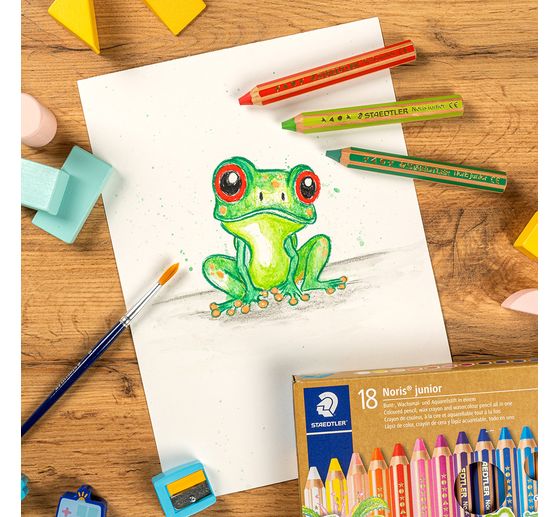 Crayons de couleur Noris junior