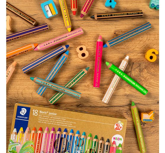 Crayons de couleur Noris junior