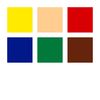 Crayons de couleur Noris junior 6 pc.