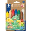 Crayons à la cire Noris junior 6 couleurs