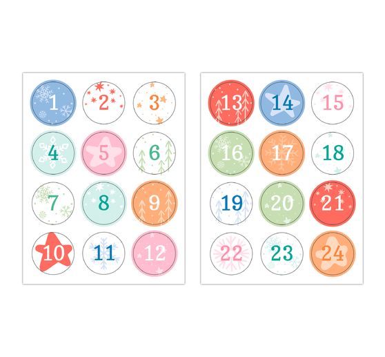 Set calendrier de l’Avent