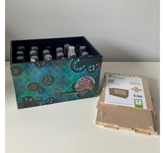 Casier boîte « Flexio », 5 parties, bois MDF