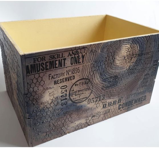 Casier boîte « Flexio », 5 parties, bois MDF