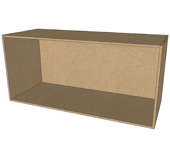 Casier boîte « Flexio », 5 parties, bois MDF