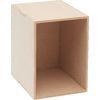 Casier boîte « Flexio », 5 parties, bois MDF Half Box