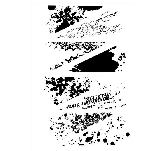 Sizzix Framelits gabarit d'estampe et Clear Stamps by 49 and Market