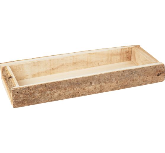 Plateau déco écorce de bois VBS