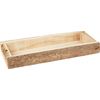 Plateau déco écorce de bois VBS Rectangle