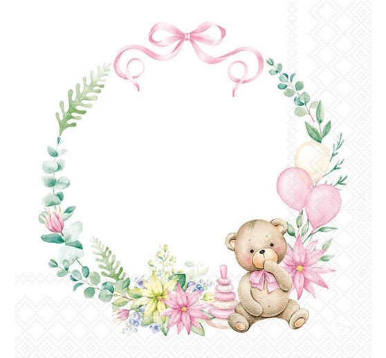 Serviette « Baby Teddy »