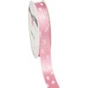 Ruban satin « Pieds de bébé » Rose clair
