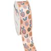 Ruban satin « Lapin de Pâques » Aprikose