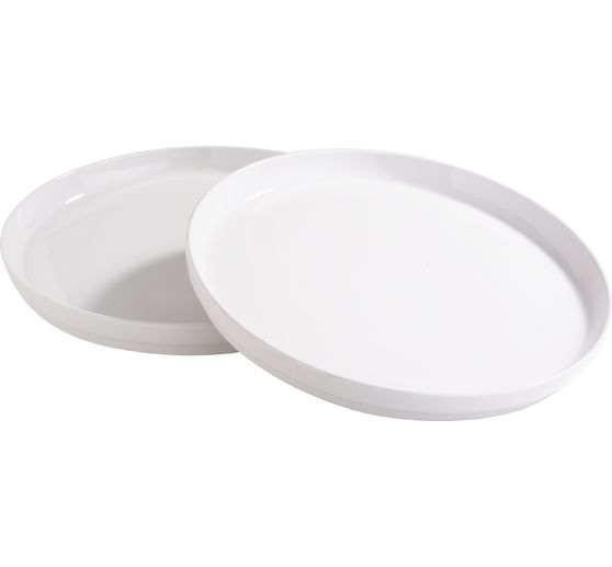 Plateaux à petit rebord VBS, porcelaine