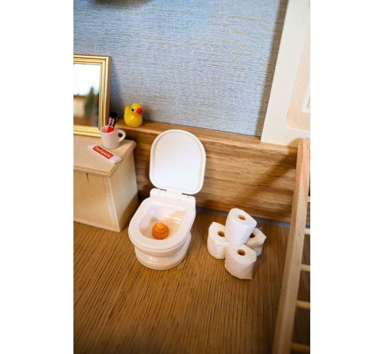 Miniature toilet paper