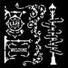 Pochoir « Art of Travelling » Street Lamp