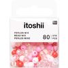 Perles itoshii, 6 mm Mix rose