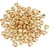 Perles en plastique Cœurs Doré