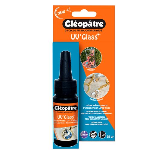 Résine UV-LED Cléopâtre « UV'Glass »