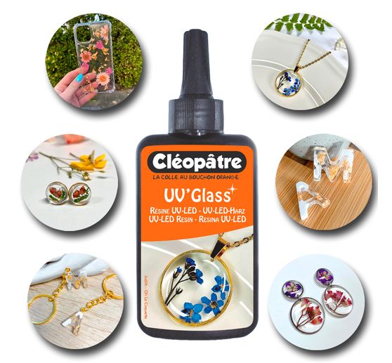 Résine UV-LED Cléopâtre « UV'Glass »