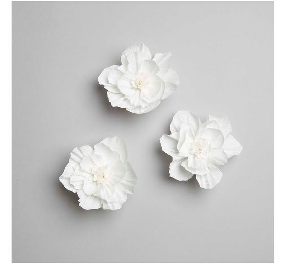 Fleurs en papier crépon