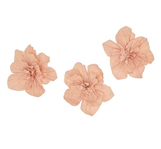 Fleurs en papier crépon