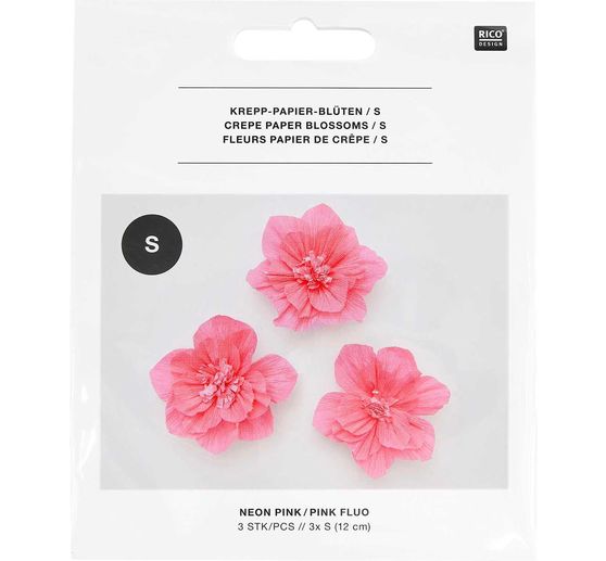 Fleurs en papier crépon