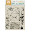Tampons Clear Stamps "Masquerade" Letter