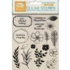 Tampons Clear Stamps "Masquerade" Flowers