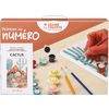 Painting by numbers, stretched canvas Cactus