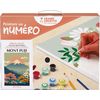 Peinture au numéro, châssis entoilé Mont Fuji