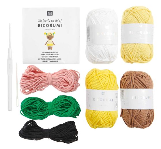Kit crochet Rico Design Ricorumi « Blooming Beauties »