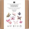 Kit Stick & Stitch Rico Design Papillons